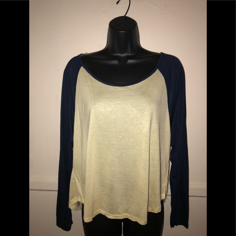 Ambiance yellow and blue Top